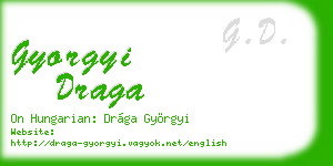 gyorgyi draga business card